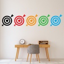 Rainbow Targets Archery Wall Sticker