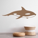 Killer Whale Under The Sea Wall Sticker - Mod6