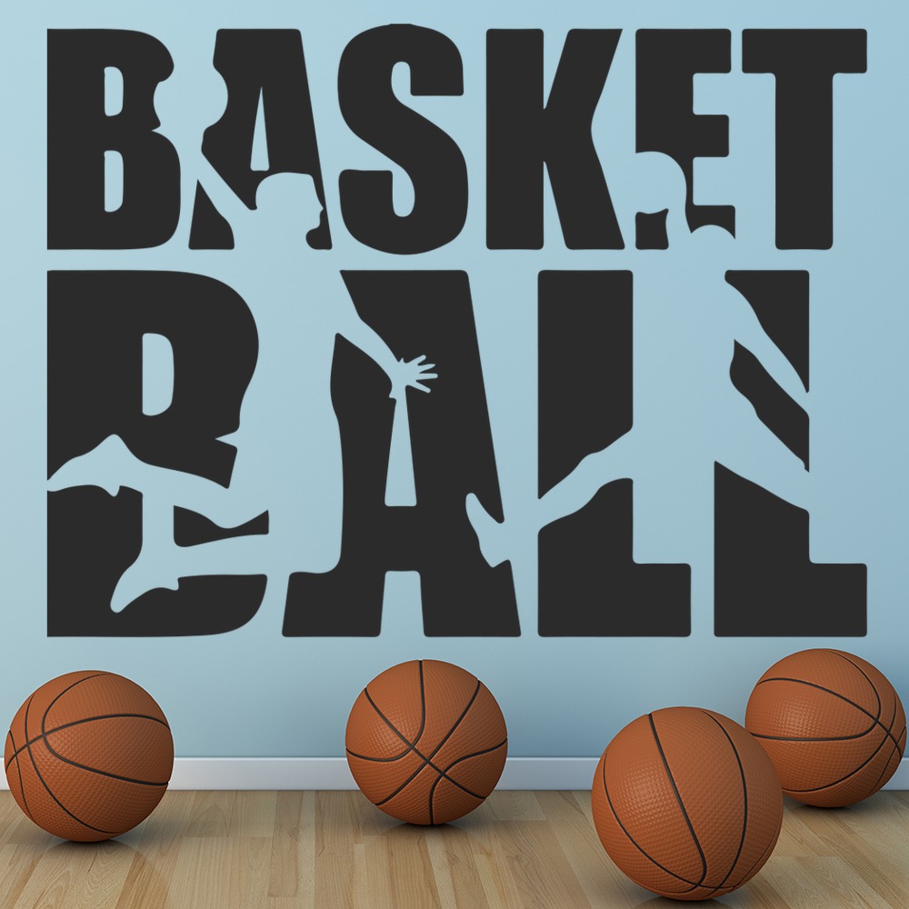 Basketball Sports Quote Wall Sticker - Mod8