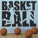 Basketball Sports Quote Wall Sticker - Mod8