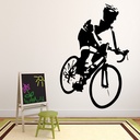 Mountain Biking Sports Bike Wall Sticker