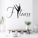 Dance Fitness Gym Wall Sticker