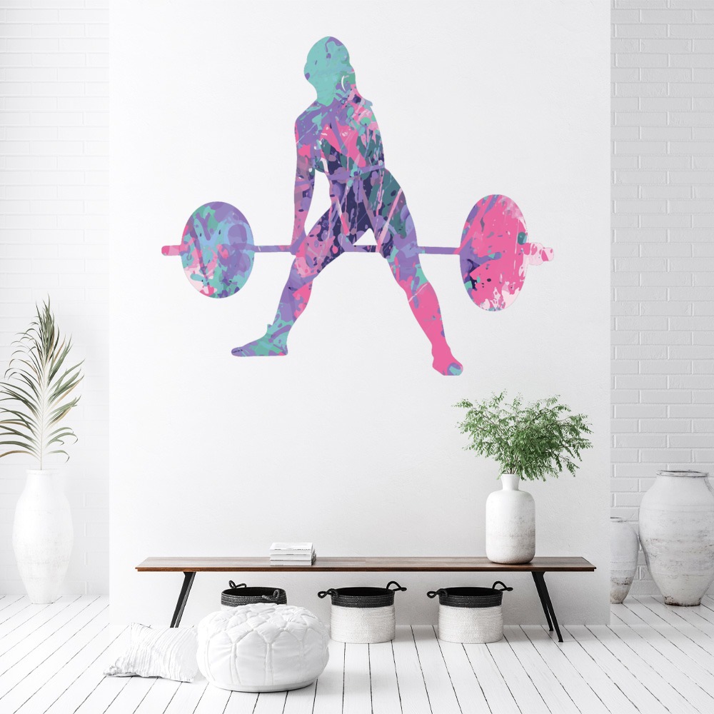 Weight Lifting 3 Fitness Gym Wall Sticker