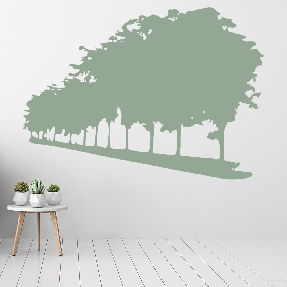 Trees Tree Border Wall Sticker