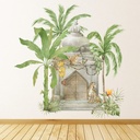 Jungle Temple Tropical Safari Wall Sticker