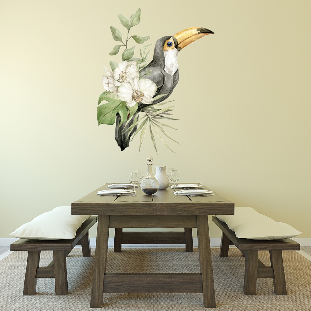 Tropical Toucan Wall Sticker - Mod8