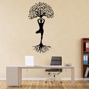Yoga Tree Yoga Studio Decor Wall Sticker