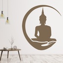 Meditation, Buddha Yoga Studio Decor Wall Sticker