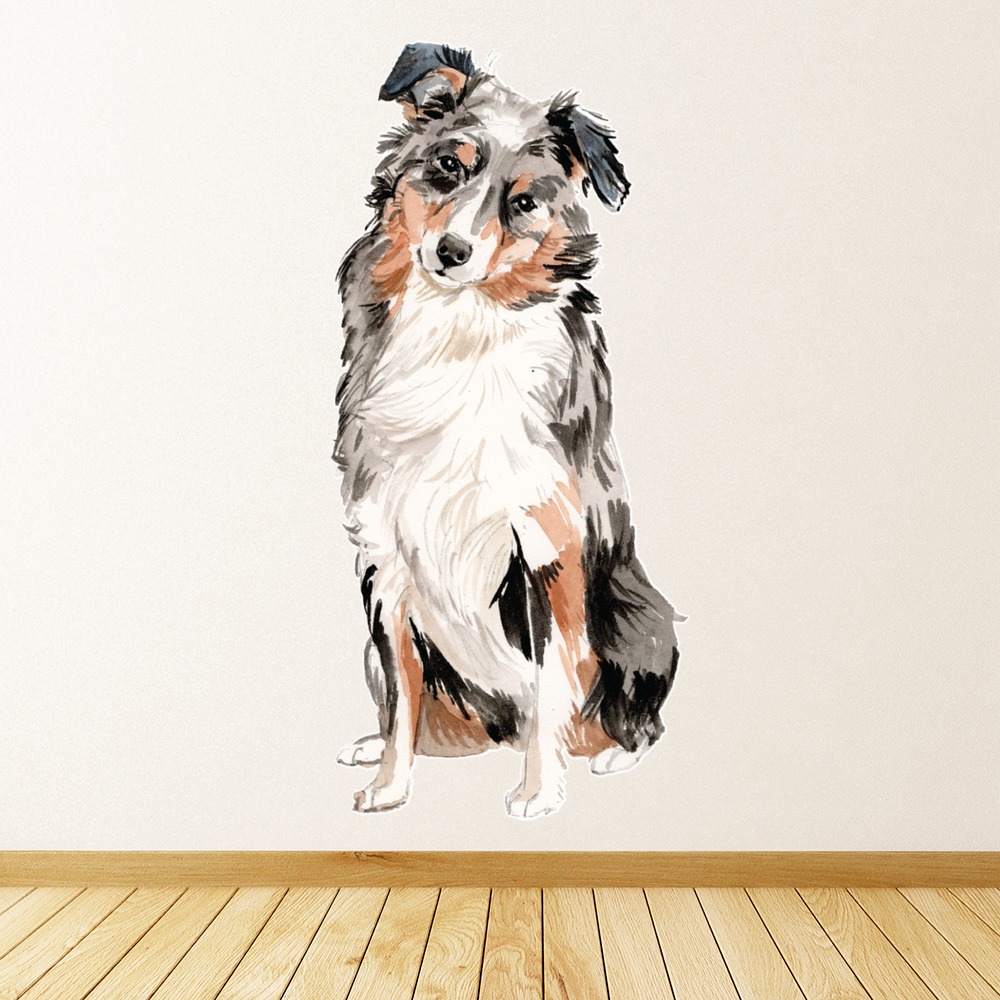 Australian Shepherd Dog Wall Sticker
