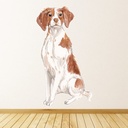 Brittany Dog Wall Sticker
