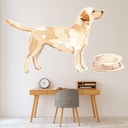 Personalised Name Labrador Retriever Dog Kennels Grooming Wall Sticker