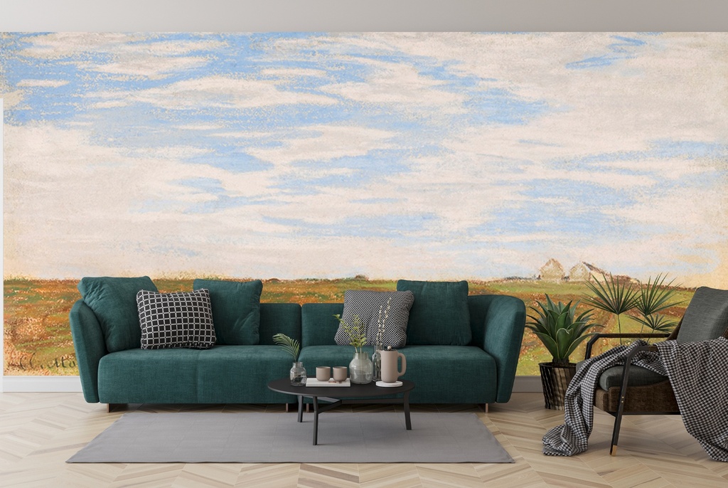 Landscape (1864–1866) Wall Mural Artist Claude Monet