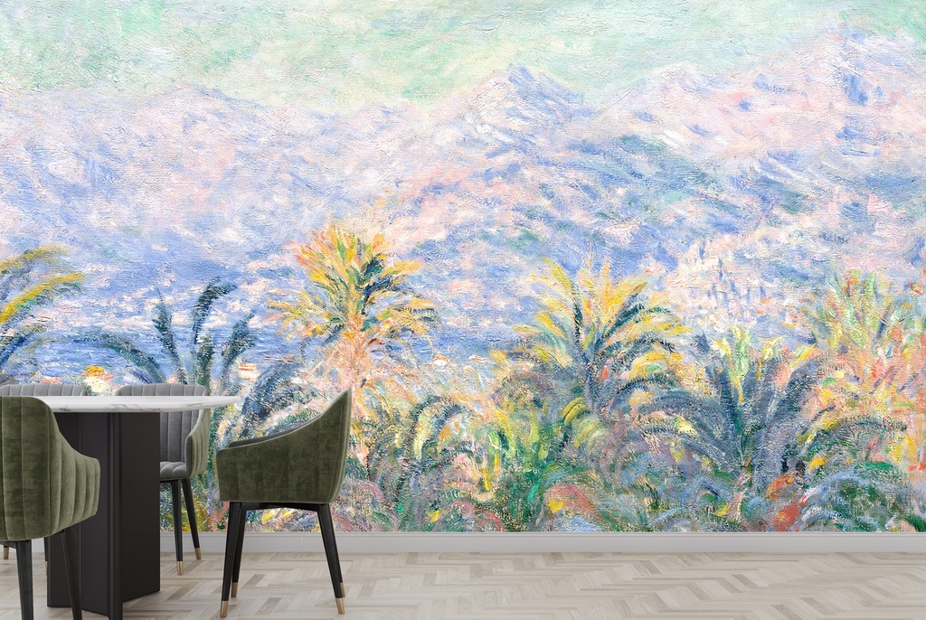 Palm Trees at Bordighera (1884) Wall Mural Artist Claude Monet