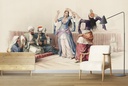 Dancing girls at Cairo illustration Wall Mural Artist David Roberts