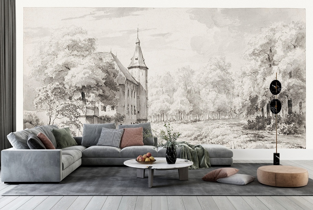 Kasteel Soelen Wall Mural Artist George Andries Roth