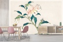 Lily Wall Mural Artist Kōno Bairei