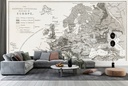 The Principal Features of Europe (1820) Wall Mural Artist Oliver Goldsmith