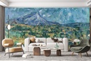 Mont Sainte-Victoire (ca. 1902–1906) Wall Mural Artist Paul Cézanne