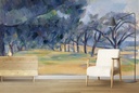The Allée at Marines (ca. 1898) Wall Mural Artist Paul Cézanne