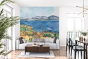 The Bay of Marseille from L’Estaque (1885) Wall Mural Artist Paul Cézanne