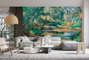 The Brook (ca. 1895–900) Wall Mural Artist Paul Cézanne