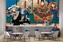 Sato Norikiyo Nyudo Saigo Yoshinaka Wall Mural Artist Utagawa Kuniyoshi