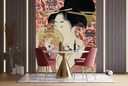 Kushi Wall Mural Artist Utamaro Kitagawa