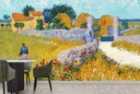 Farmhouse in Provence (1888) Wall Mural Artist Vincent Van Gogh