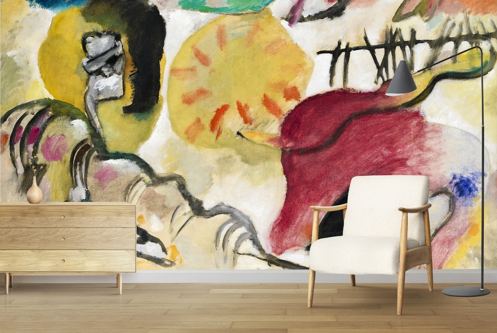 Garden of Love II (1912) Wall Mural Artist Wassily Kandinsky