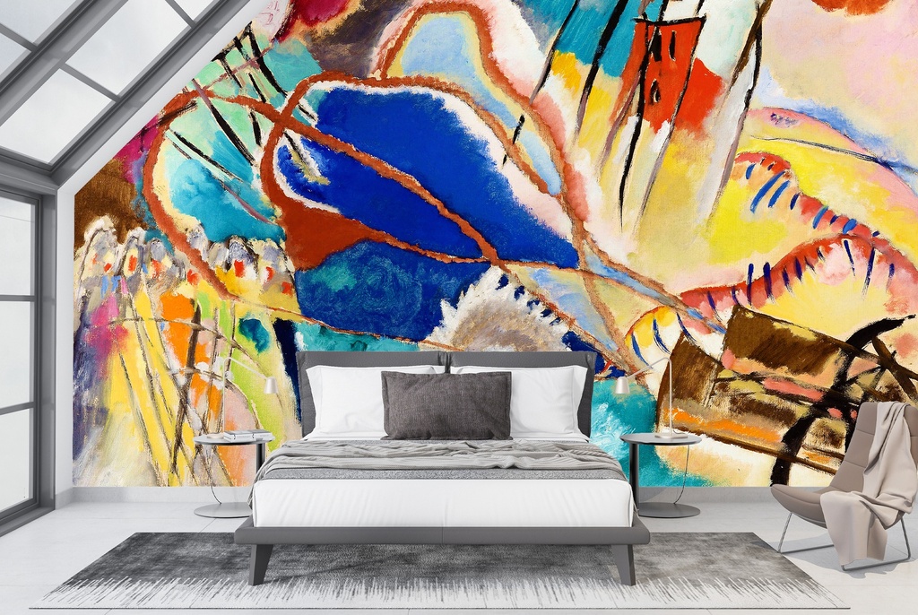 Improvisation No. 30 (1913) Wall Mural Artist Wassily Kandinsky
