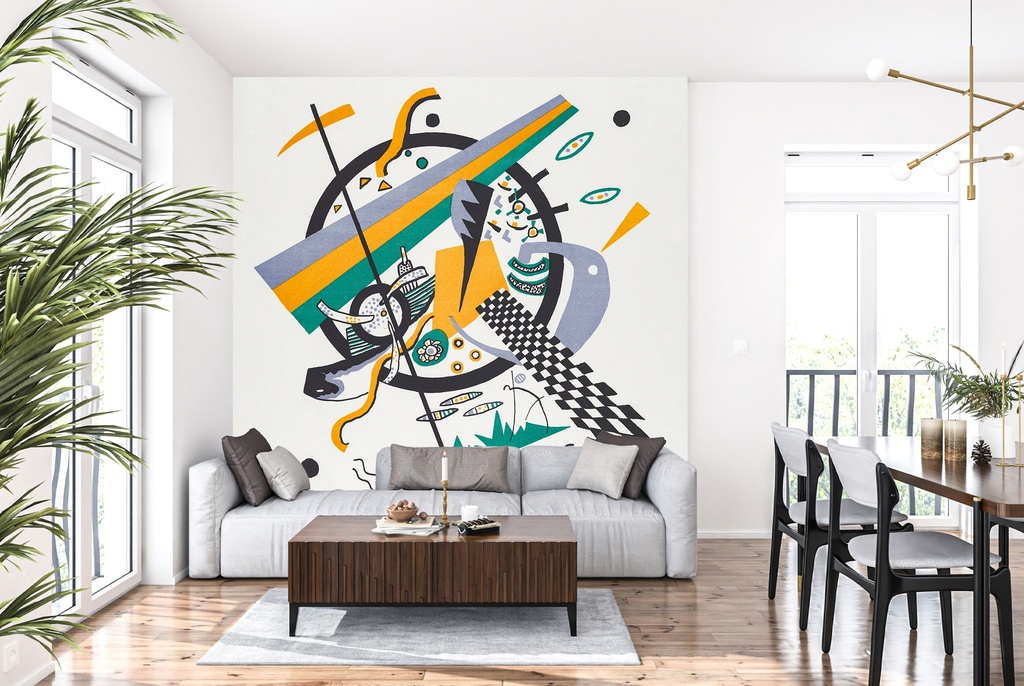 Kleine Welten IV (Small Worlds IV) (1922) Wall Mural Artist Wassily Kandinsky
