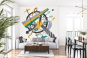 Kleine Welten IV (Small Worlds IV) (1922) Wall Mural Artist Wassily Kandinsky