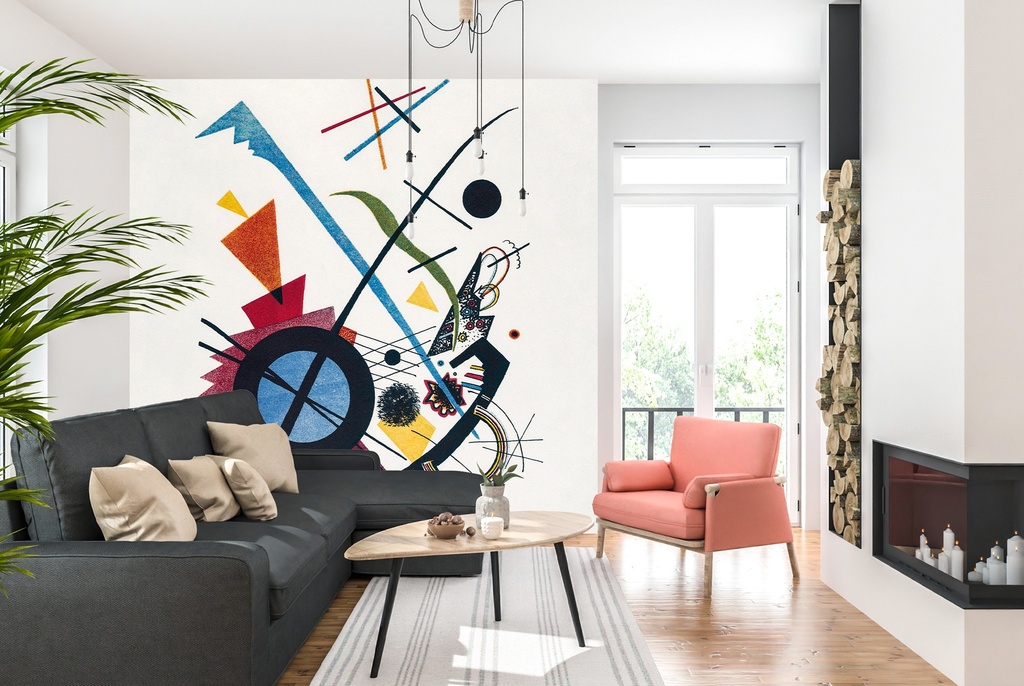 Violet(1923) Wall Mural Artist Wassily Kandinsky