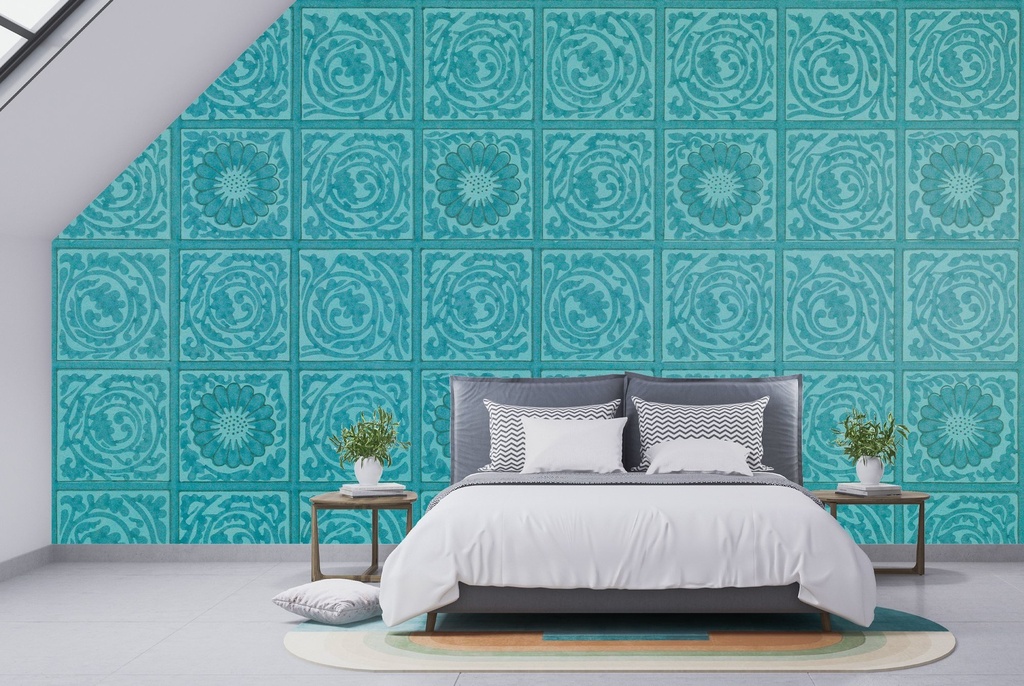 Diaper pattern (1870) Wall Mural Artist William Morris