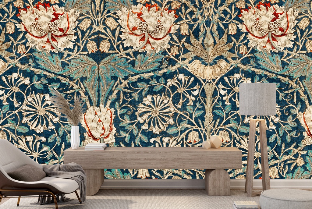 Honeysuckle (1876) Wall Mural Artist William Morris
