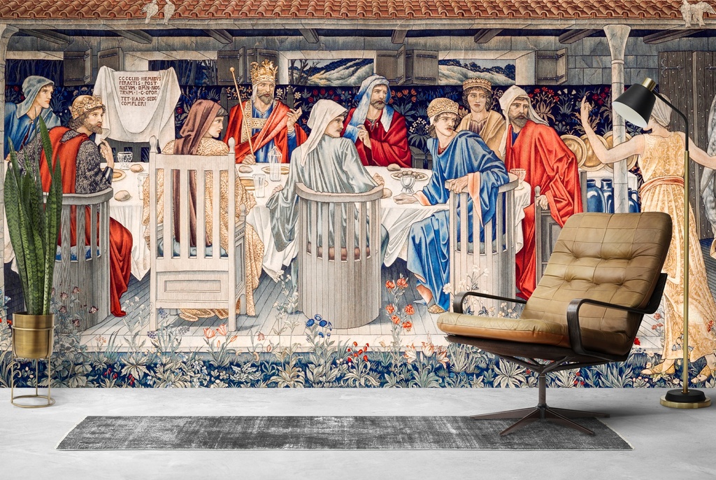 Quest for the Holy Grail Tapestries Wall Mural Artist William Morris