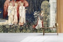 The Holy Grail to Sir Galahad (1895–1896) Wall Mural Artist William Morris