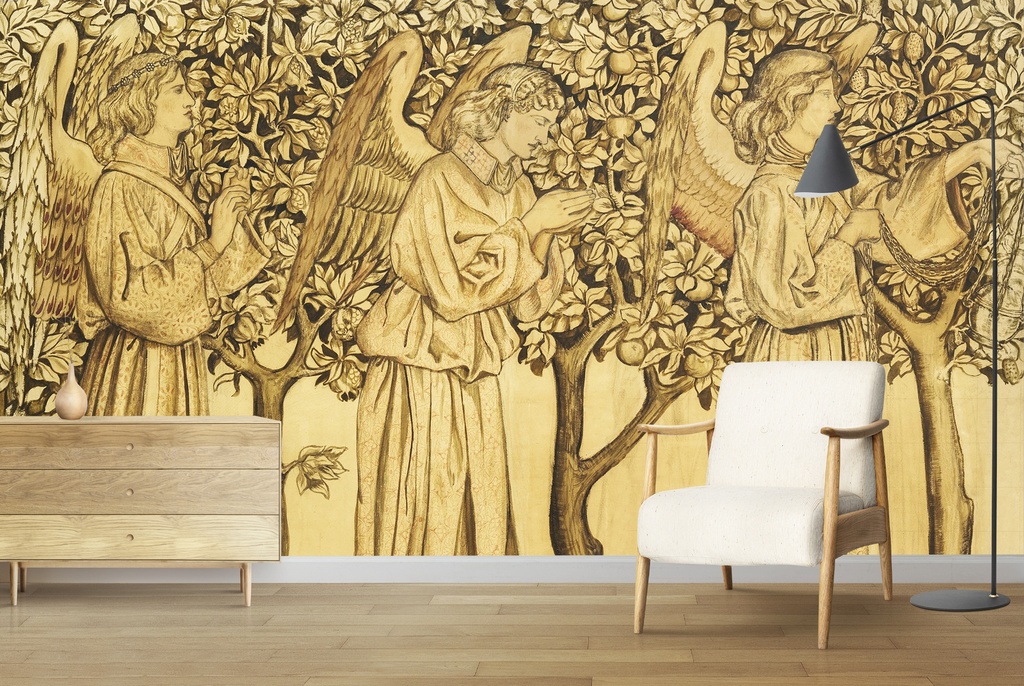 Tile Design–Processing Angels (1866) Wall Mural Artist William Morris