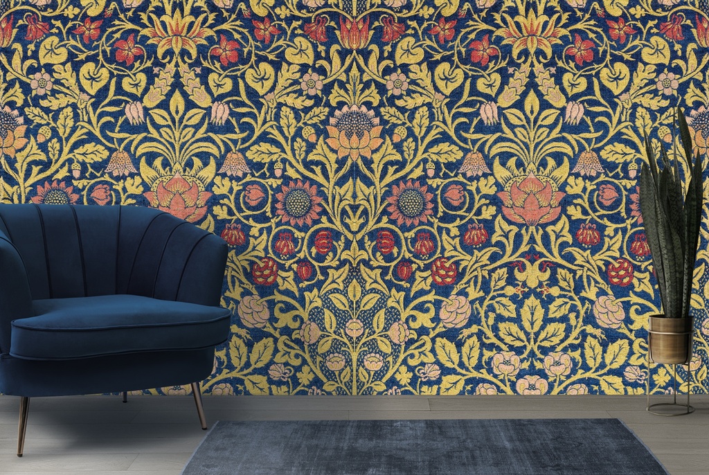 Violet and Columbine (1883) Wall Mural Artist William Morris