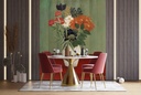 Bouquet of Flowers China Asters and Tokyos (1910) Wall Mural Henri Rousseau