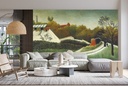 Sawmill, Outskirts of Paris (ca. 1893–1895) Wall Mural Henri Rousseau