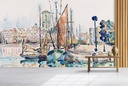 La Rochelle (ca. 1911) Wall Mural Paul Signac