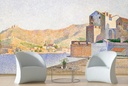 The Town Beach, Collioure, Opus 165 (1887) Wall Mural Paul Signac