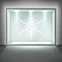 Christmas Snowflake Frosted Window Sticker