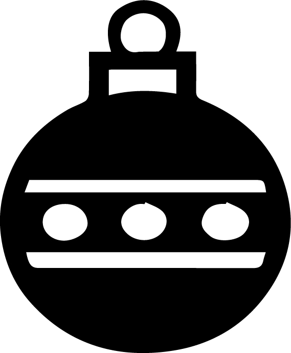 Christmas Bauble Window Sticker Pack