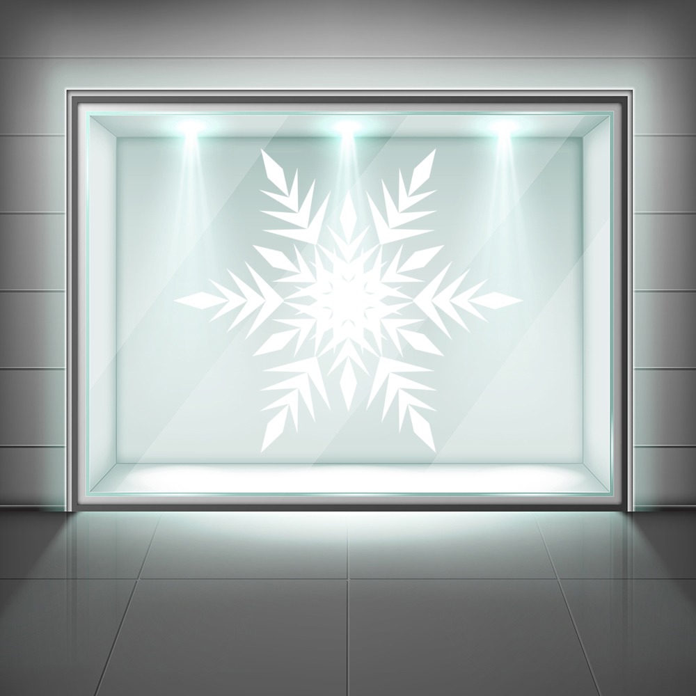 Snowflake Festive Christmas Window Sticker