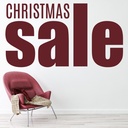 Christmas Sale Shop Wall Sticker