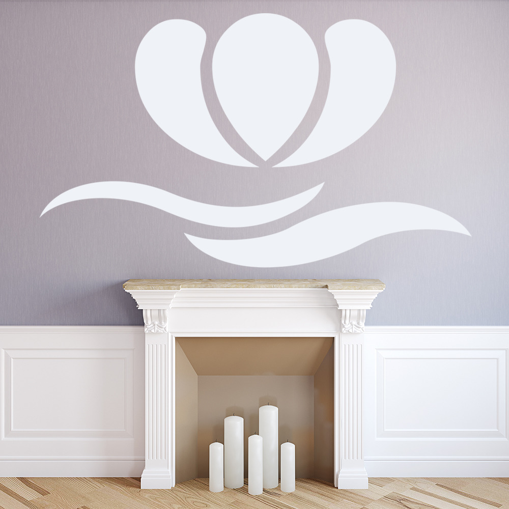 Flower Symbol Buttercup Centrepiece Wall Sticker