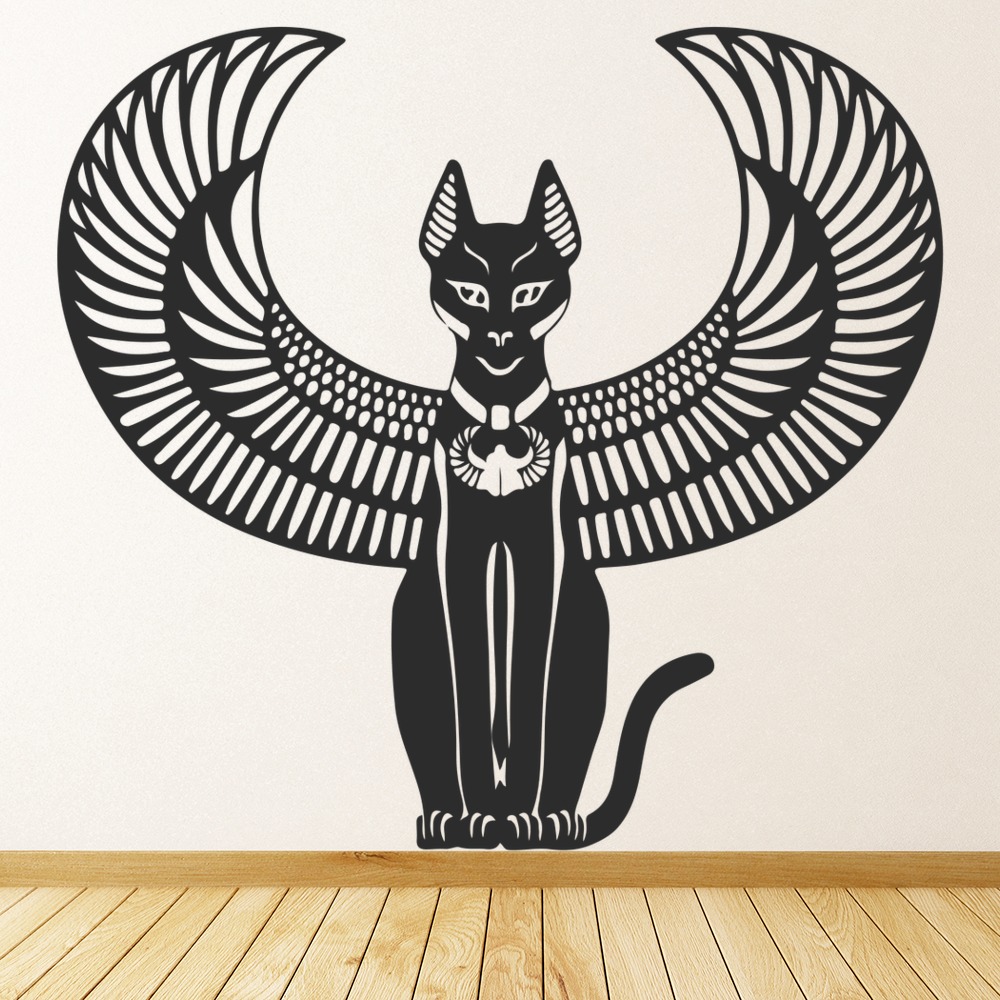 Ancient Egyptian Cat God History Classroom Wall Sticker