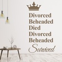 6 Wives Of Henry VIII History Classroom Wall Sticker